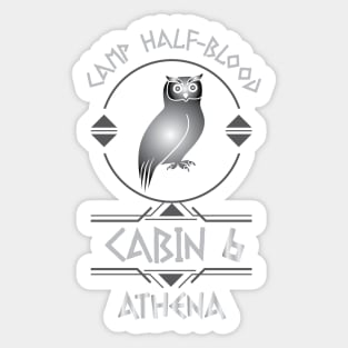 Cabin #6 in Camp Half Blood, Child of Athena – Percy Jackson inspired design Sticker